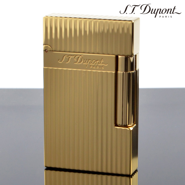S.T.Dupont デュポン LINE2 ガスライター ゴールドヴァーティカル-